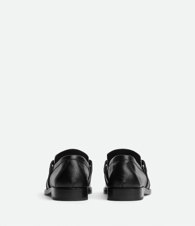 "Mocassins Astaire  bicolore Black/White" BOTTEGA VENETA