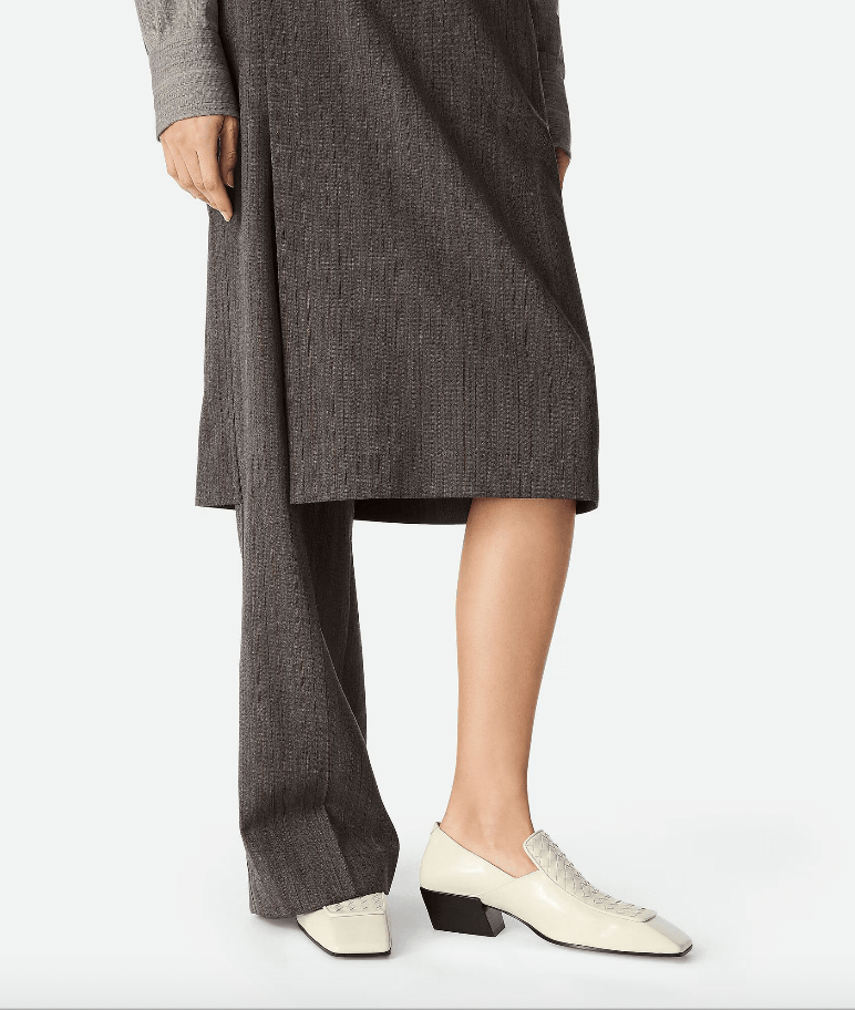 "Mocassin Ventura Sea salt" BOTTEGA VENETA