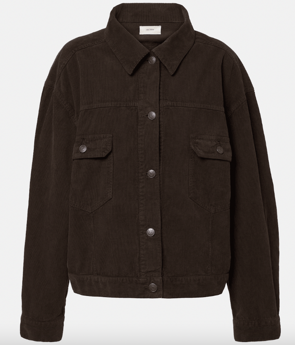 Velvet jacket "Ness Dark Coffee / Brown" The Row