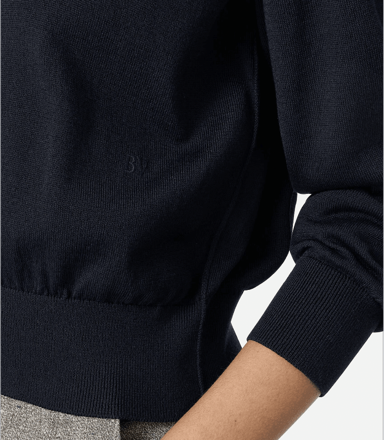 "Twinset en coton et viscose Navy" BOTTEGA VENETA