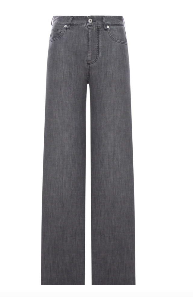 "Jean Palazzo Washed Black" BOTTEGA VENETA