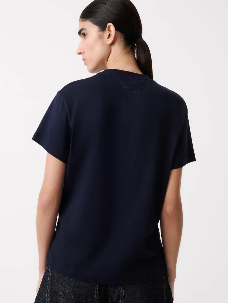 "Marine T-Shirt Dark Navy" STUDIO NICHOLSON (Copie)