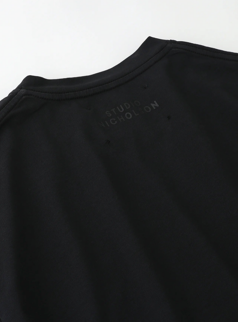 "Loop Long Sleeve T-Shirt  Black" STUDIO NICHOLSON