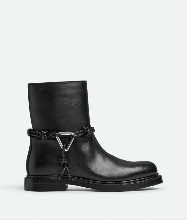"Bottines James cuir Black / Noir" BOTTEGA VENETA
