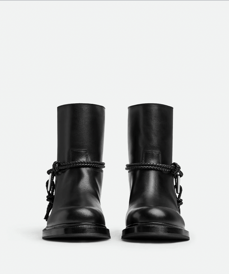 "Bottines James cuir Black / Noir" BOTTEGA VENETA