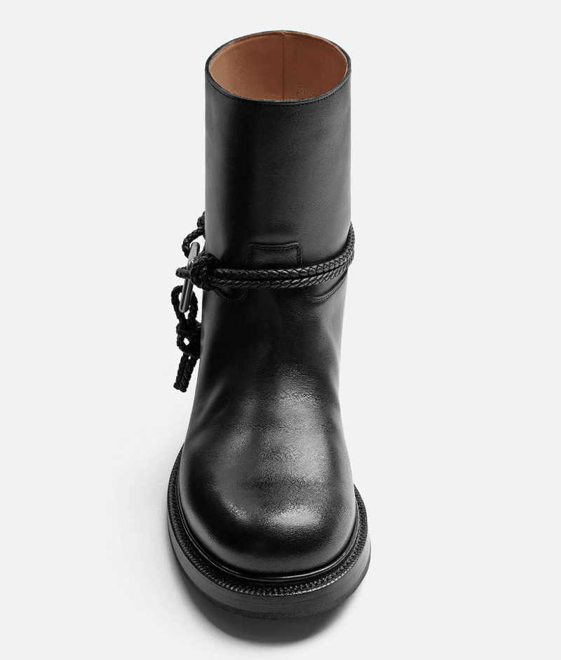 "Bottines James cuir Black / Noir" BOTTEGA VENETA