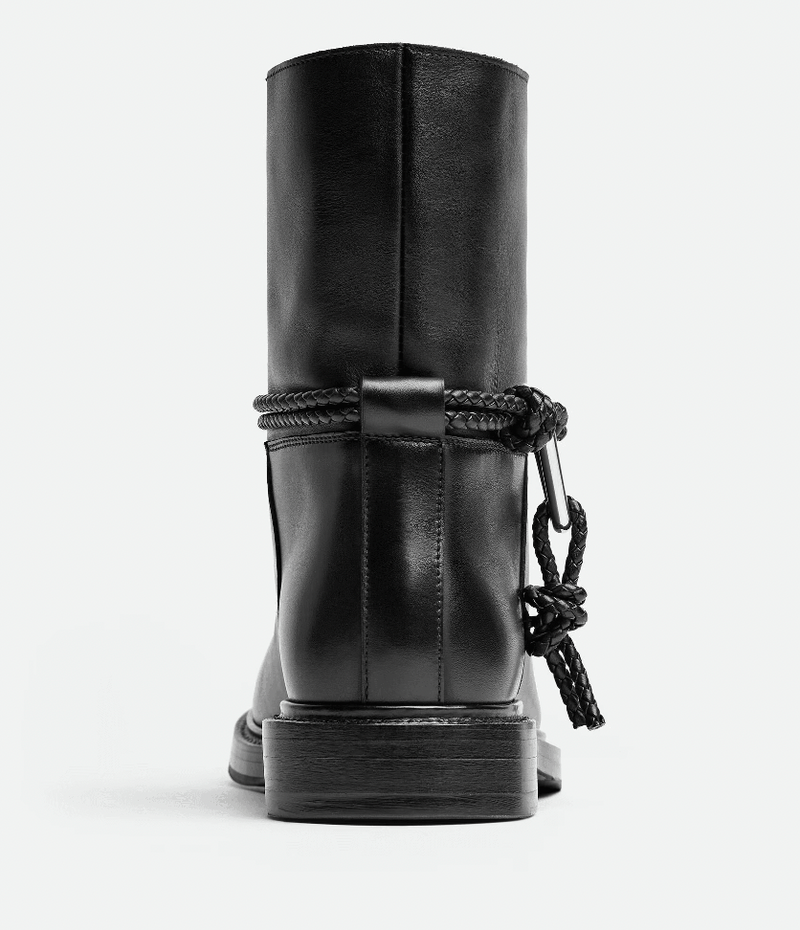 "Bottines James cuir Black / Noir" BOTTEGA VENETA