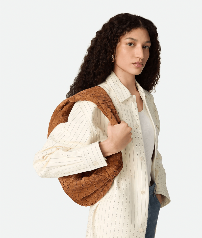 "SAC JODIE AMBER CUIR SUEDE" BOTTEGA VENETA