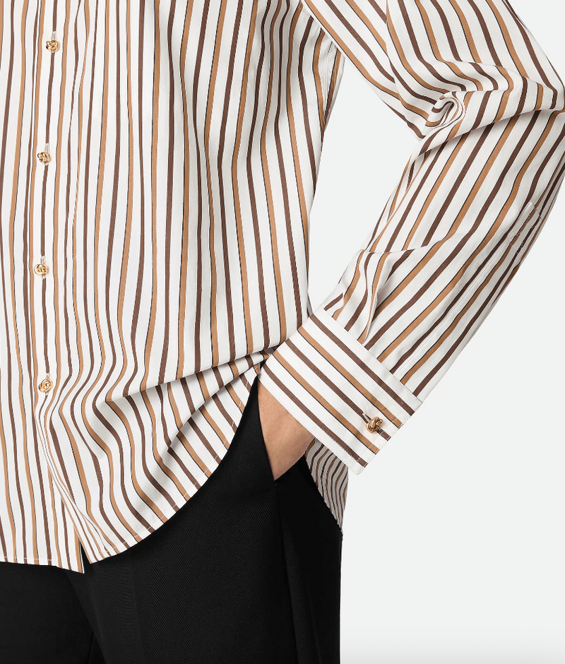 "Cotton ribbed cotton velvet pants Pale Oak / Camel" BOTTEGA VENETA