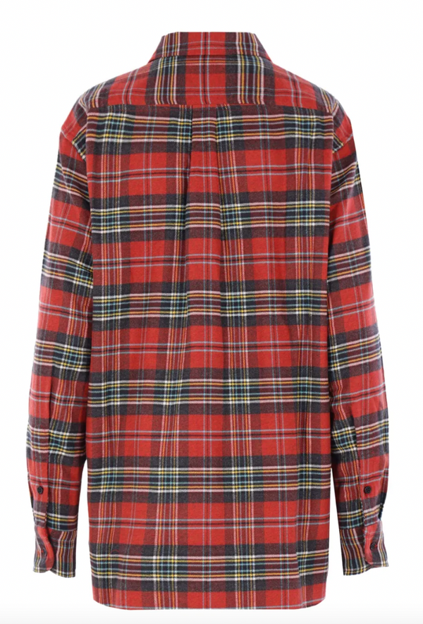 "CHEMISE A CARREAUX ROUGE META CAMPANIA COLLECTIVE"