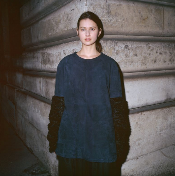 "Top shearling marine META CAMPANIA COLLECTIVE"