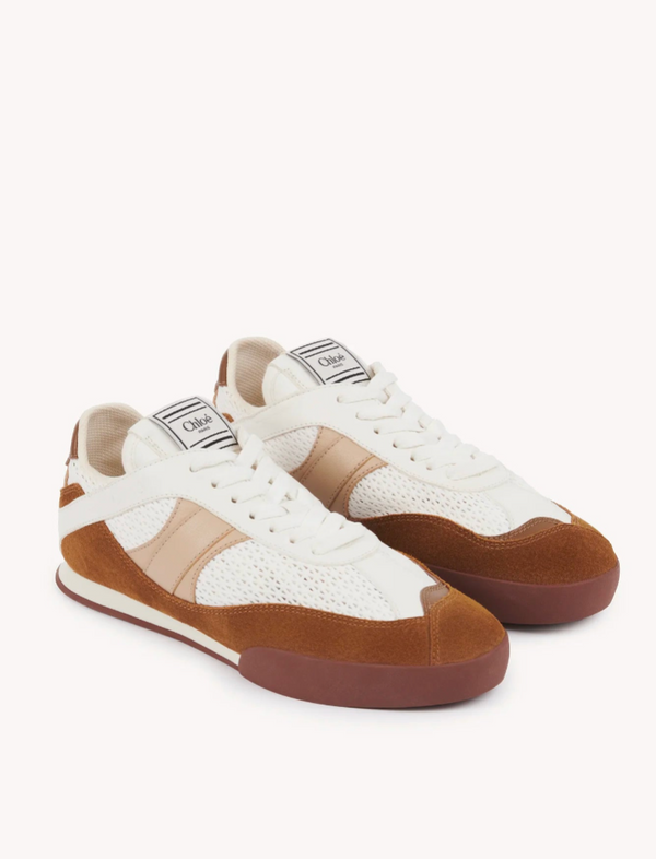 Baskets Chloé Kick Natural Brown" CHLOÉ