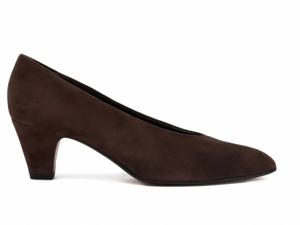 "Escarpins en daim marron" BALLY