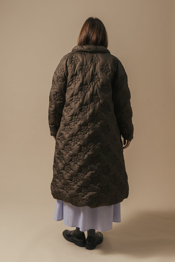 "Brown flower" coat Eleph