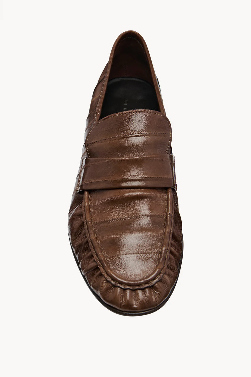 Moccasins in Brown Anguille The Row