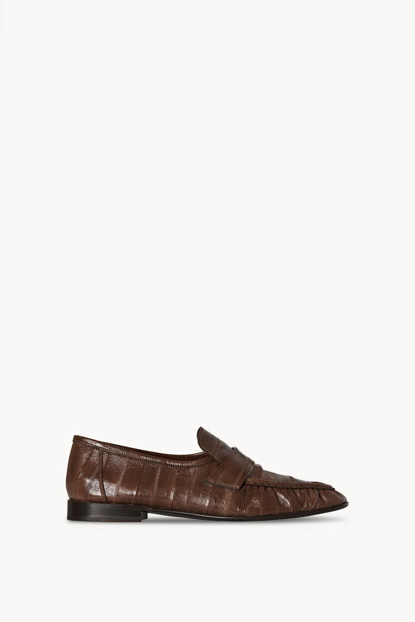 Moccasins in Brown Anguille The Row