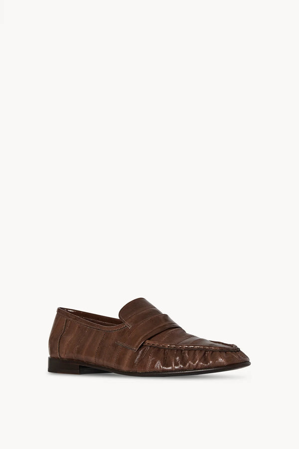 Moccasins in Brown Anguille The Row