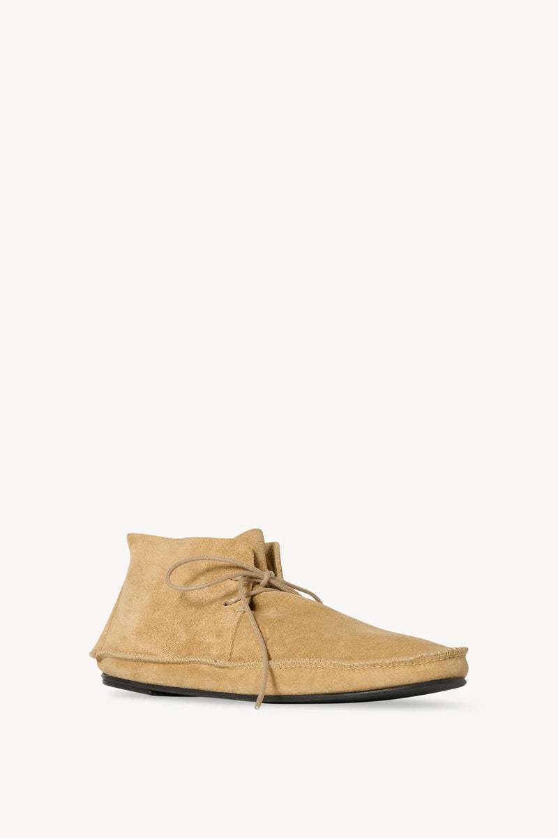 "Tyler Chaussures à Lacets en Daim Lin Jaune" THE ROW