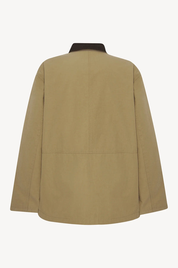 "Frank Veste en Coton Deep Bistre / Camel" THE ROW