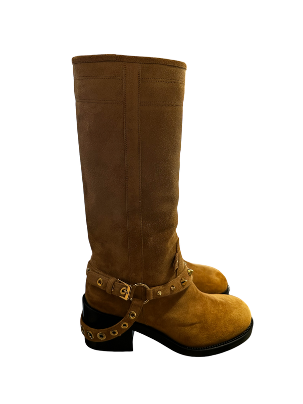 Bottes "Klaus suède Marron clair" LAURENCE DACADE