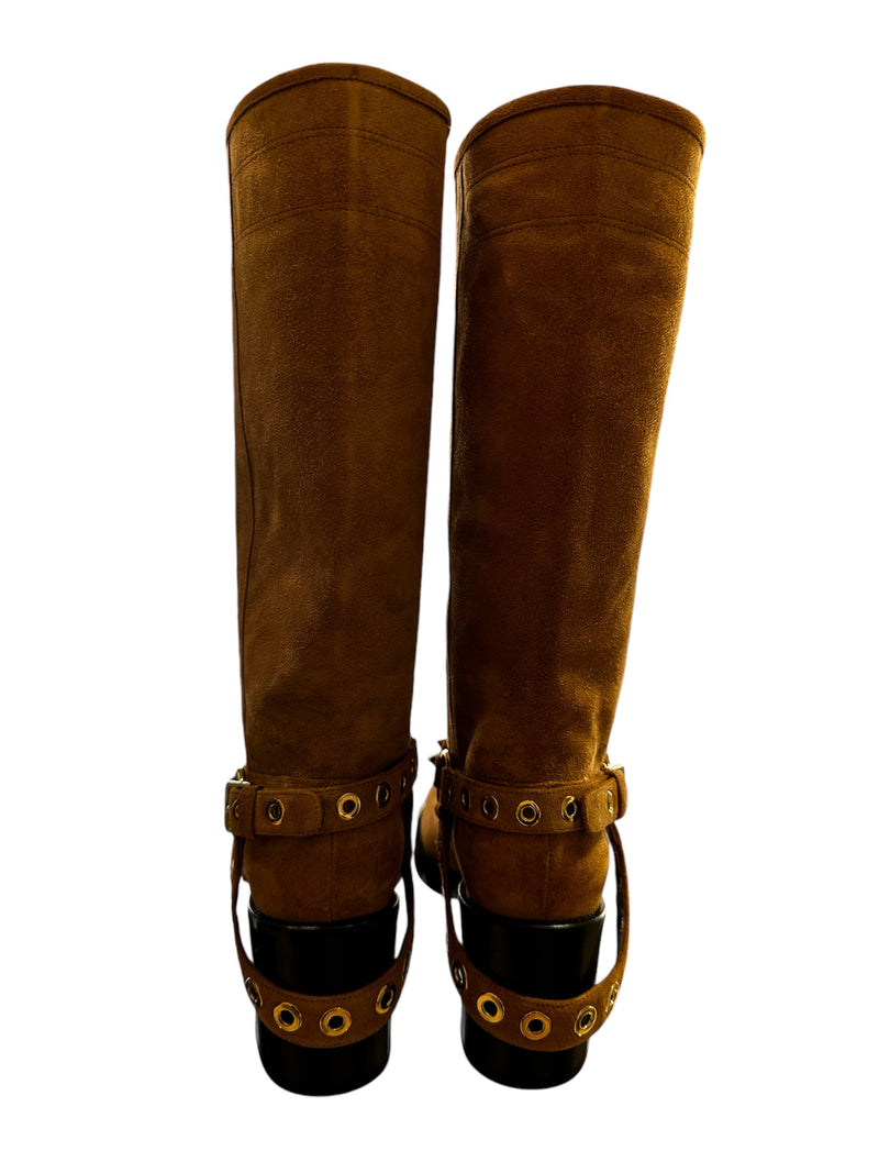 Bottes "Klaus suède Marron clair" LAURENCE DACADE