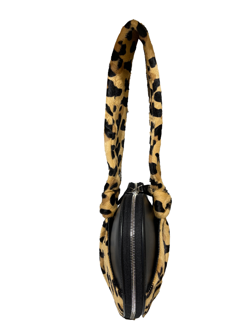 Bag "The Leopard Heart/ Black"Alaia