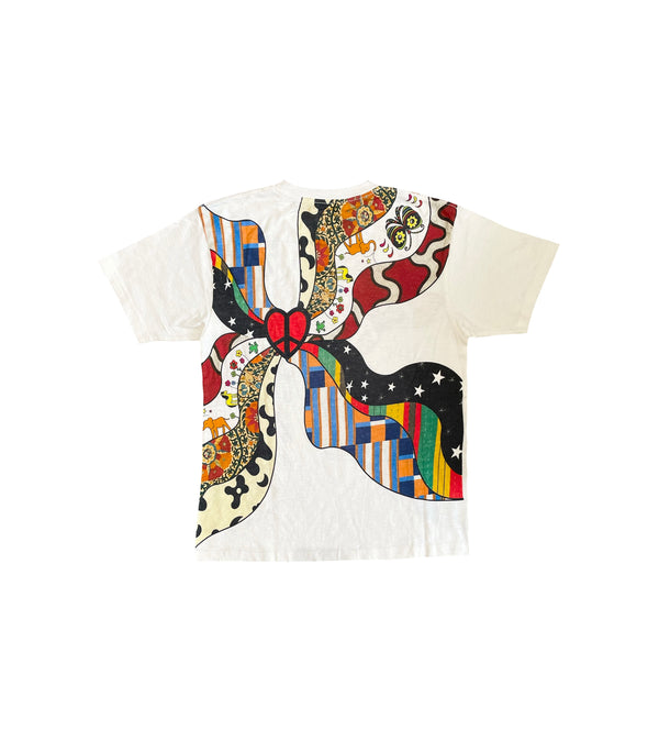 T-shirt "Intuition Blanc/ Multicolore" MONOKI