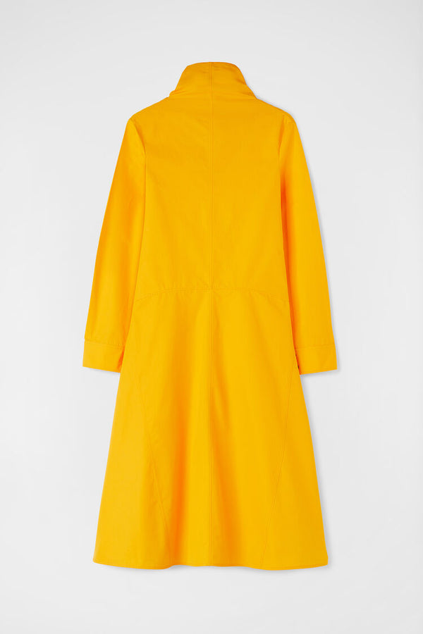 Long sleeve dress yellow Jil Sander