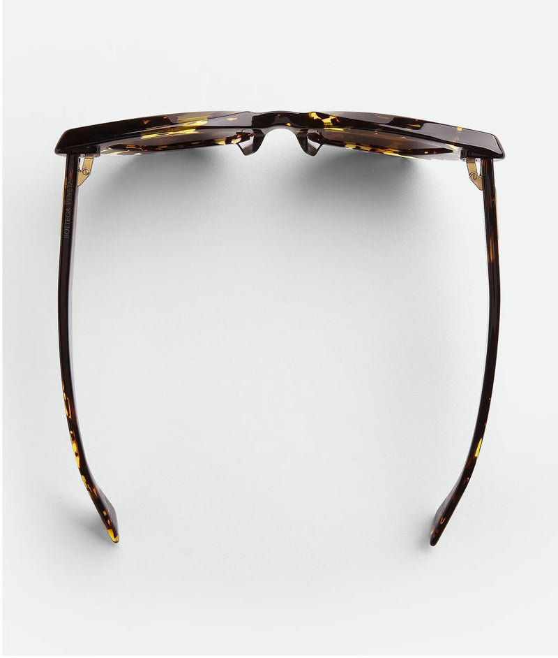 Lunettes de soleil Œil De Chat Pointues En Acétate Angle Havana / Marron BOTTEGA VENETA