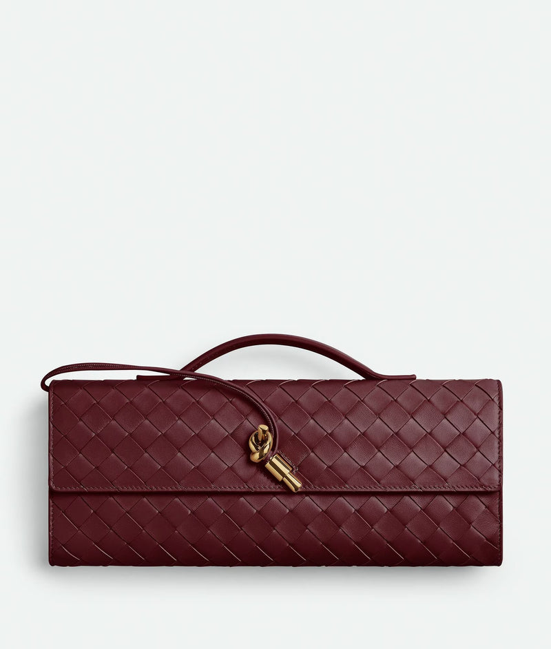 Long "Andiamo Pocket with Anse Barolo (Bordeaux)" BOTTEGA VENETA