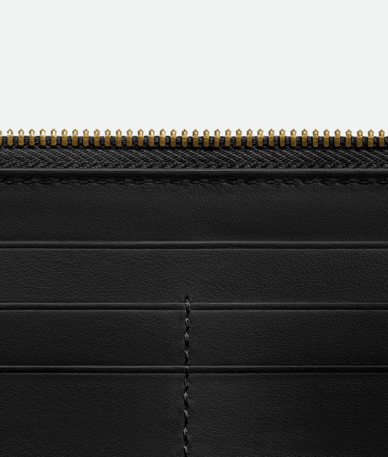 Nappa Intreccio leather wallet Black BOTTEGA VENETA