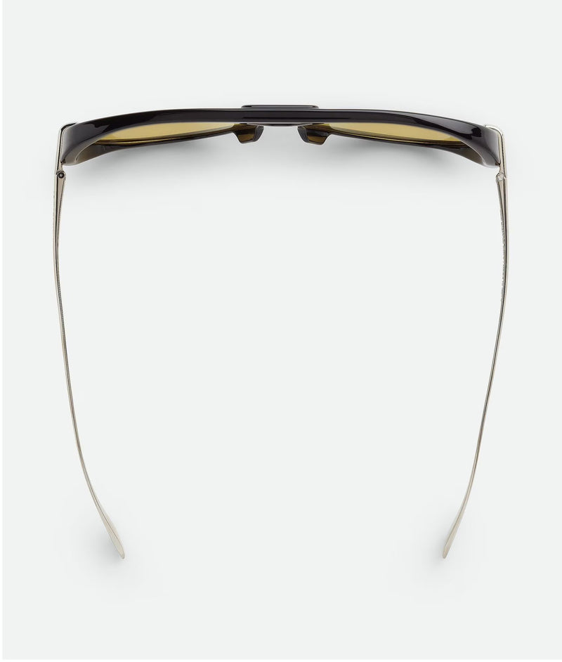 Lunettes de soleil aviateur Classic Noir/ Jaune BOTTEGA VENETA