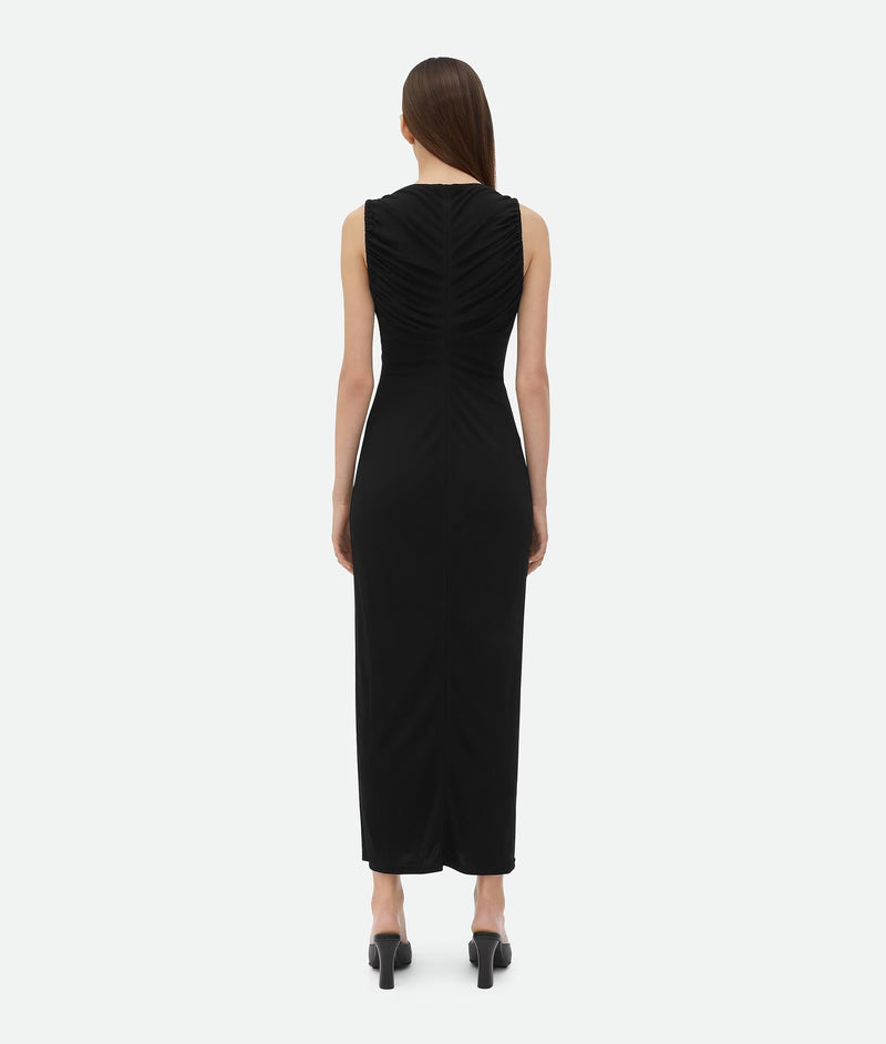 Viscose jersey dress Black BOTTEGA VENETA