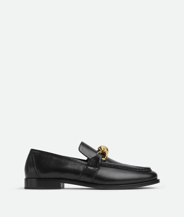 Astaire moccasins Black/ Gold BOTTEGA VENETA