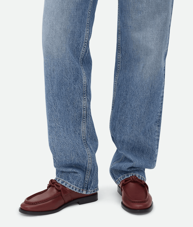 "Mocassins Astaire Merlot/ Bordeaux" BOTTEGA VENETA