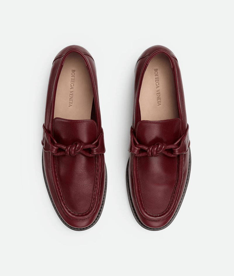 "Mocassins Astaire Merlot/ Bordeaux" BOTTEGA VENETA