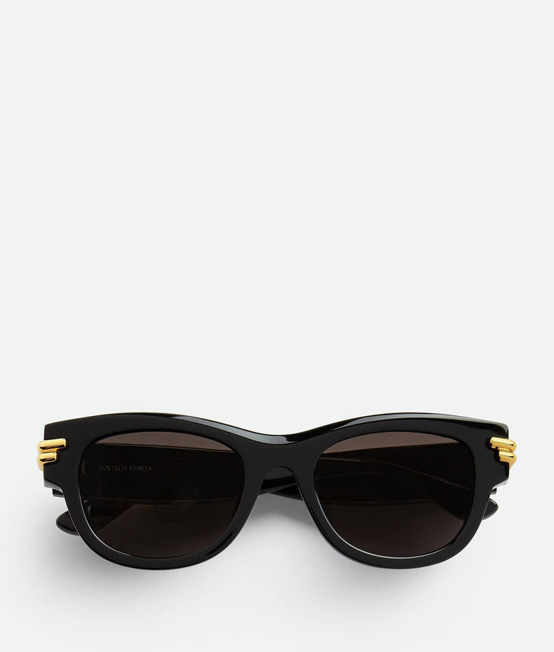 Sunglasses square miter Black/ Gray BOTTEGA VENETA