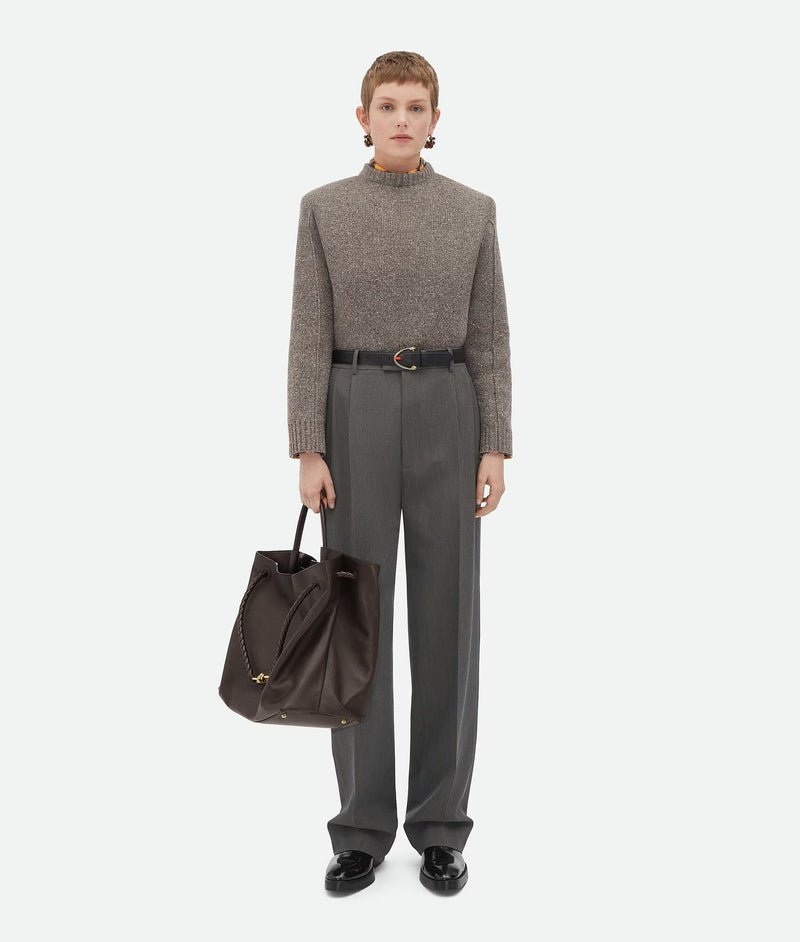 Pantalon en laine légère Gris BOTTEGA VENETA