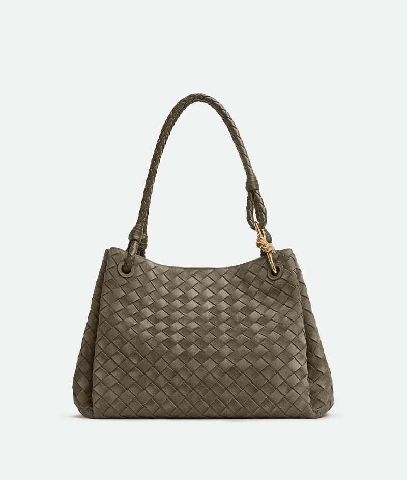 Sac "Parachute grand format cuir suede Cypress" BOTTEGA VENETA