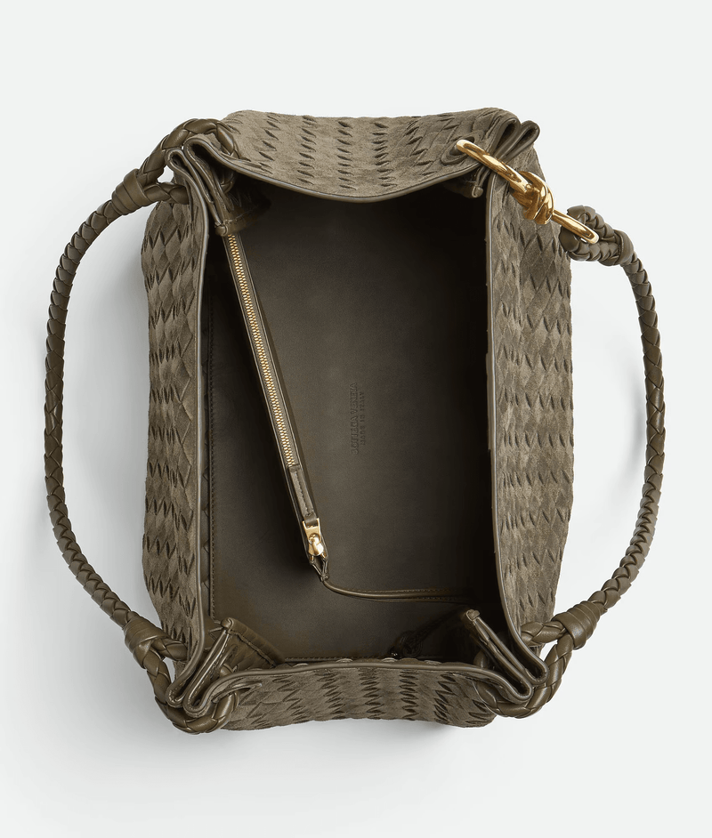 Sac "Parachute grand format cuir suede Cypress" BOTTEGA VENETA