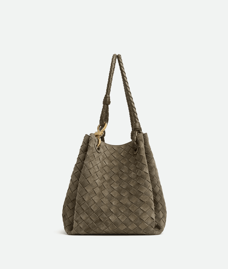 Sac "Parachute grand format cuir suede Cypress" BOTTEGA VENETA