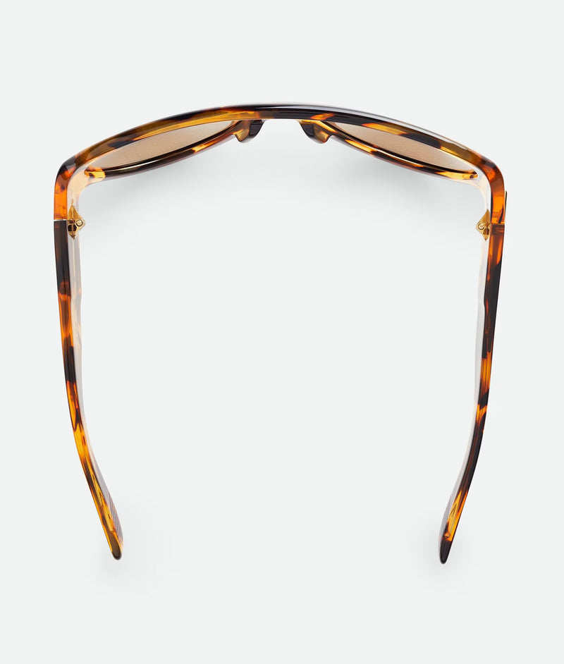 Lunettes de soleil Shield Scudo Havana / Marron BOTTEGA VENETA