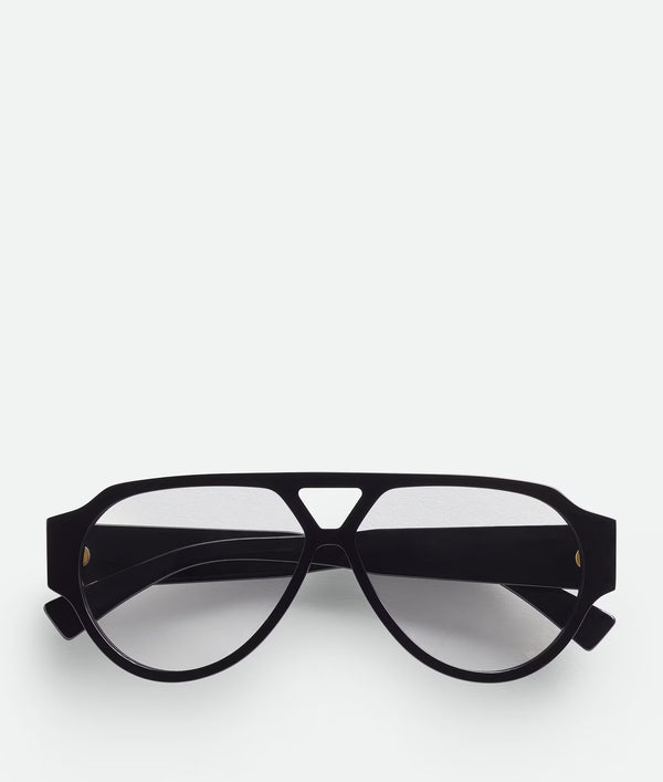 Lunettes de soleil aviateur Soft  Noir /transparent BOTTEGA VENETA