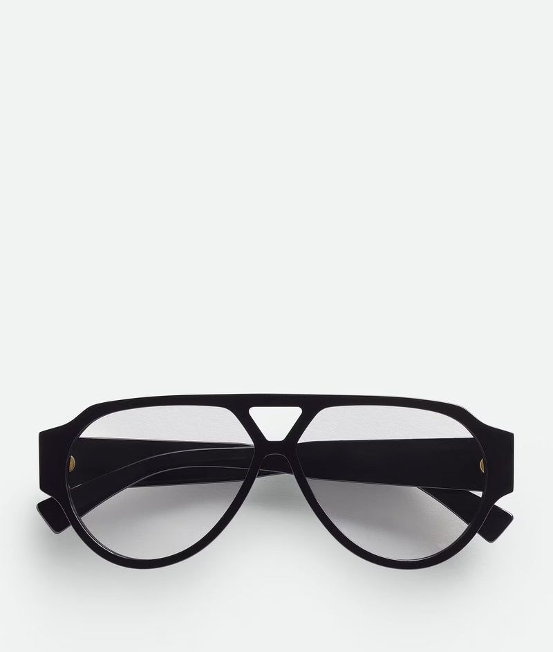 Lunettes de soleil aviateur Soft  Noir /transparent BOTTEGA VENETA