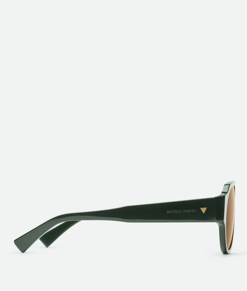 Lunettes de soleil aviateur Soft  Vert /Marron BOTTEGA VENETA