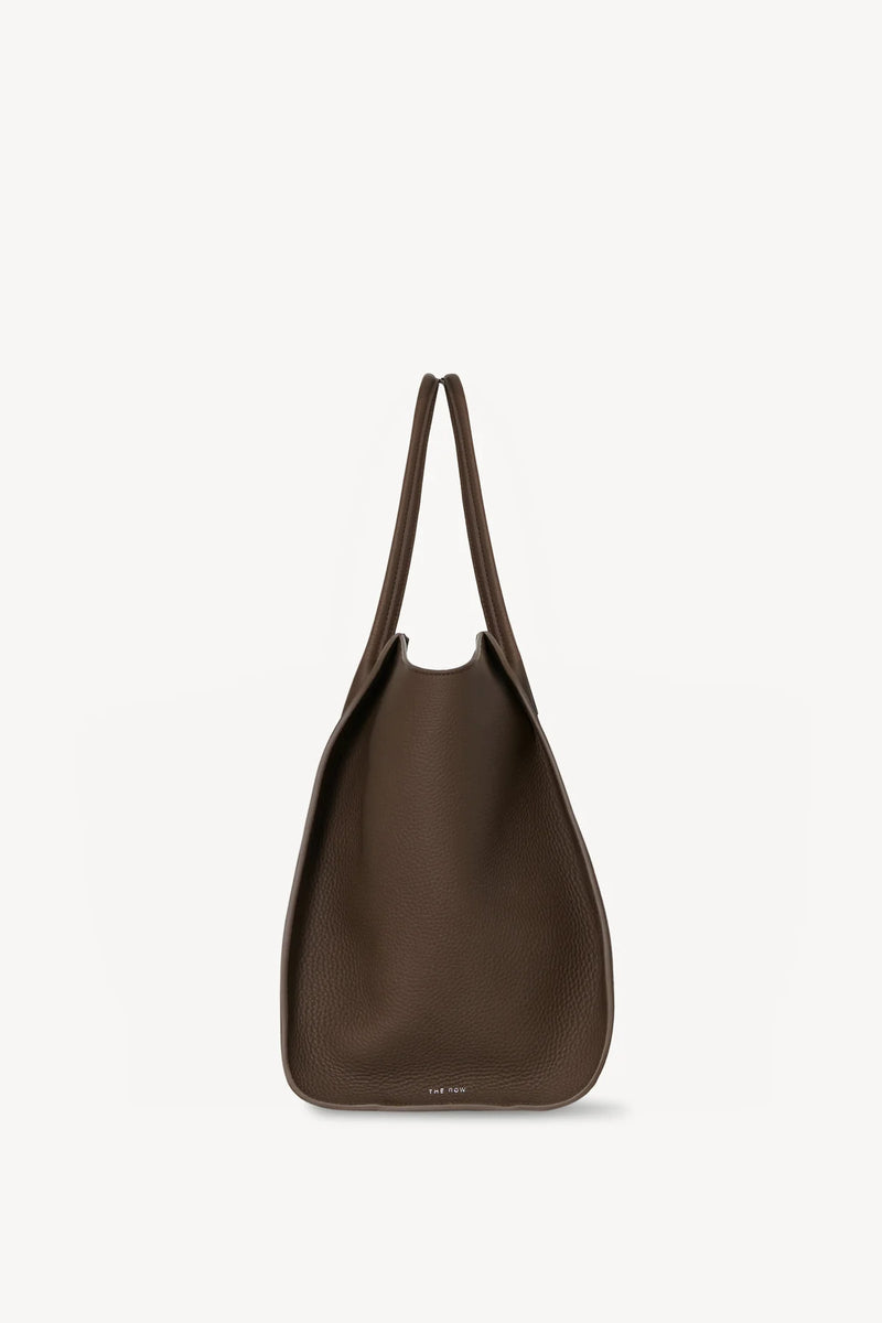 "Marlo 17 Dark Olive Years' leather bag" The Row