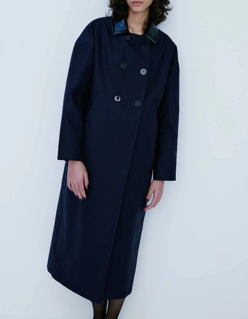 Manteau "Jacqueline Marine" NACKIYÉ