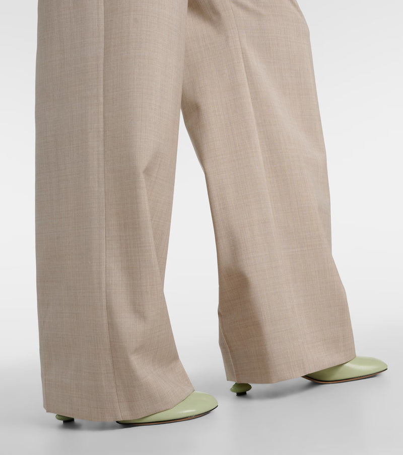 Loewe beige wool pants