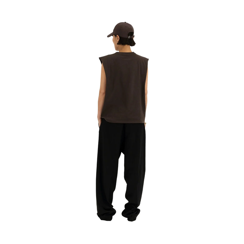 Gilles Straight woolen pants Black"Meta Campania Collective