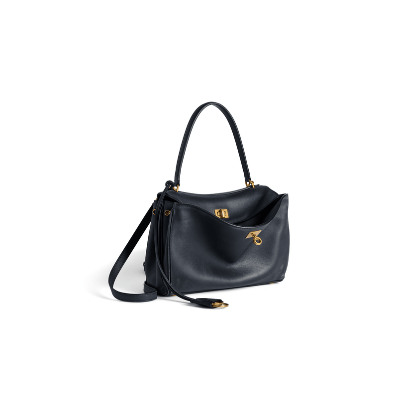 "Rodeo Small handbag for woman in navy blue" Balenciaga